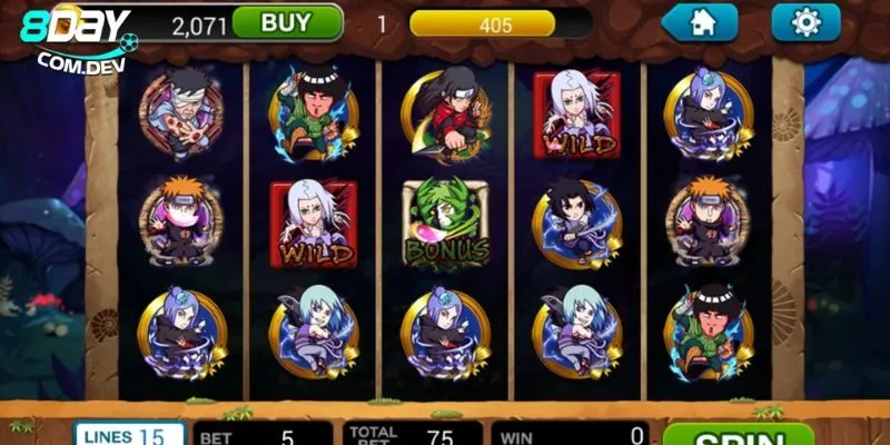 Quay Slot Naruto – Trải Nghiệm Vòng Quay Hấp Dẫn Nhất 2025 5 Nhiều ưu đãi cùng phần thưởng xuất hiện trong tựa game