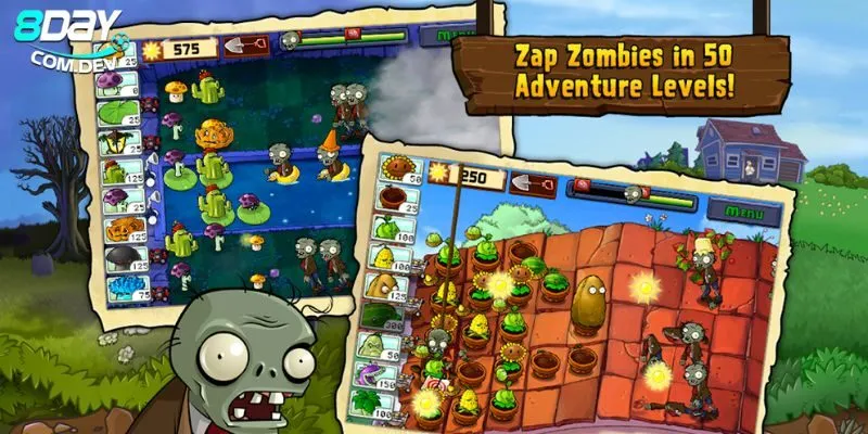 Quay Slot Plants Zombie – Game Slot Siêu Hot Tại 8day 3 Người chơi mới có thể dễ dàng tham gia